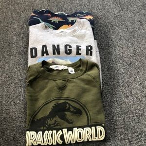 Dinosaurs! 3 sweatshirts